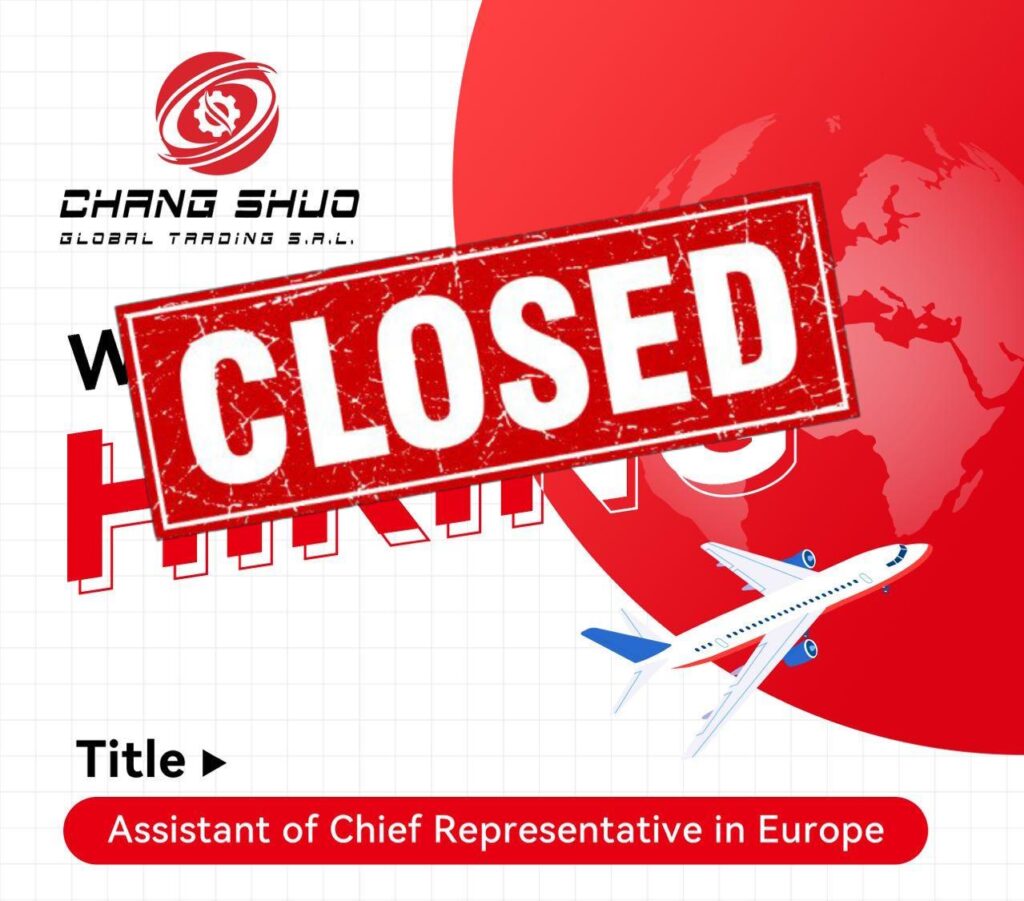 [CLOSED] [CHANG SHUD] Assistant of Chief Representative in Europe